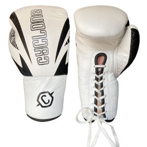 Cyclone Legion Hakiki Deri Boks ve Kick Boks Eldiveni Beyaz