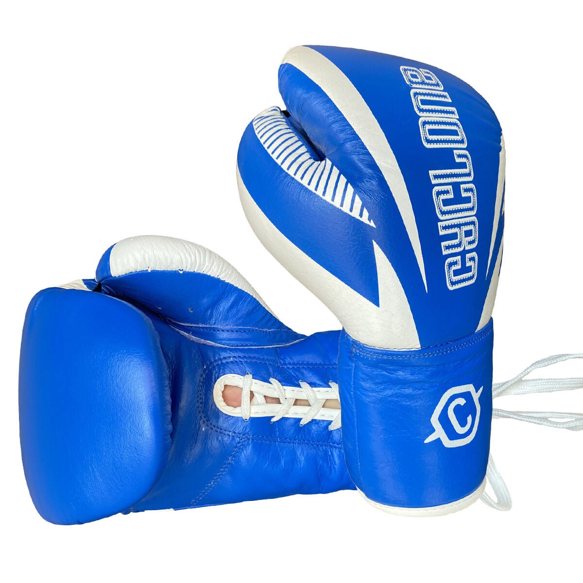 Cyclone Legion Hakiki Deri Boks ve Kick Boks Eldiveni Mavi