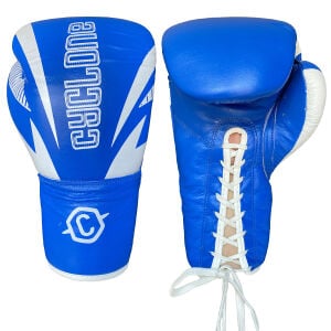 Cyclone Legion Hakiki Deri Boks ve Kick Boks Eldiveni Mavi