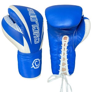 Cyclone Legion Hakiki Deri Boks ve Kick Boks Eldiveni Mavi