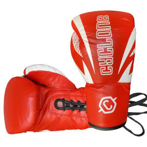 Cyclone Legion Hakiki Deri Boks ve Kick Boks Eldiveni Kırmızı