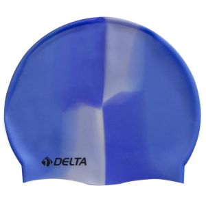 Delta Silikon Gökkuşağı Bone Beyaz-Mavi-Lacivert