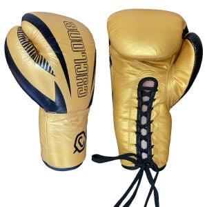 Cyclone Legion Hakiki Deri Boks ve Kick Boks Eldiveni Altın
