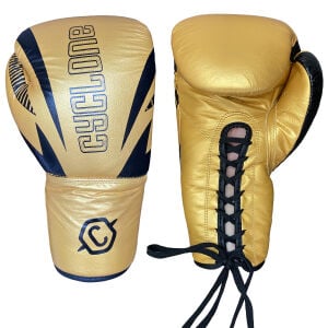 Cyclone Legion Hakiki Deri Boks ve Kick Boks Eldiveni Altın
