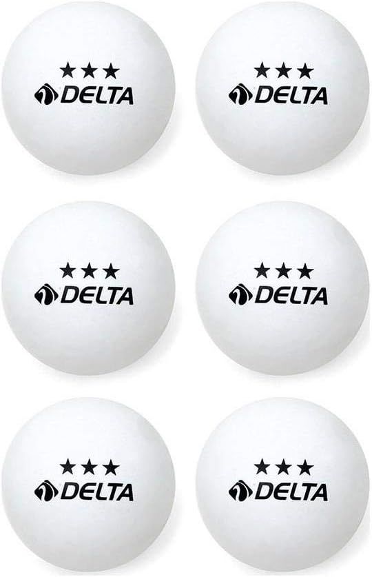 Delta Masa Tenisi Pinpon Topu 6 Adet Beyaz