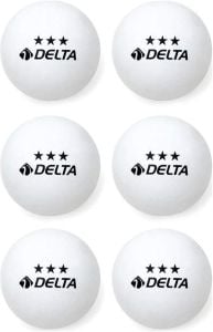 Delta Masa Tenisi Pinpon Topu 6 Adet Beyaz