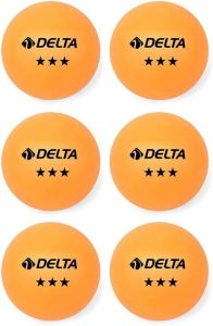 Delta Masa Tenisi Pinpon Topu 6 Adet Turuncu
