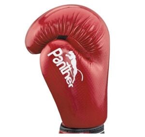 Green Hill Panther Carbon Deri Boks ve Kick-Boks Eldiveni Kırmızı