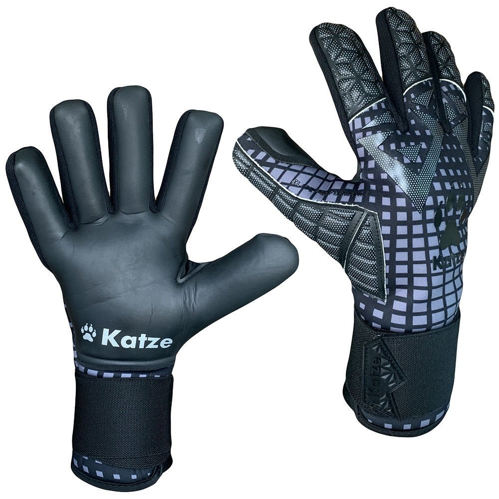 Katze Elite Performance Kemikli Kaleci Eldiveni Siyah 10