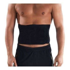 Black Neopren Termal Sauna Kemer Bel Korsesi Siyah