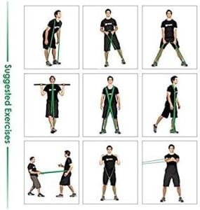 Povit Power Band Direnç Lastiği Yeşil Sert