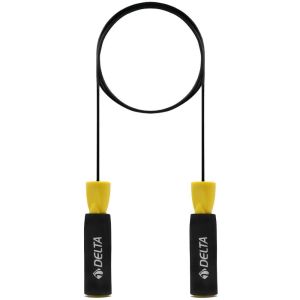 Delta Sünger Tutamaçlı Rulmanlı Ayarlanabilir Atlama İpi Sarı