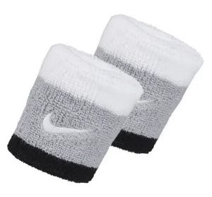Nike Swoosh Wristbands 2li Havlu El Bilekliği Gri Siyah
