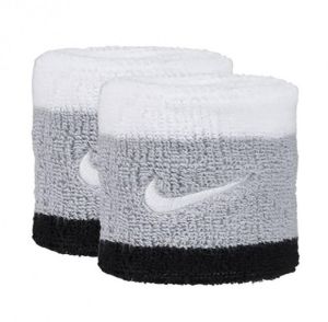 Nike Swoosh Wristbands 2li Havlu El Bilekliği Gri Siyah