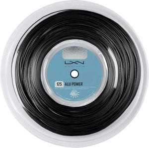 Luxilon 125 Alu Power 200 Metre Rulo Kordaj Reel Siyah