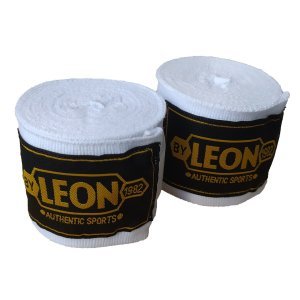 Leon Boks, Kickbox, Muay Thai El Bandajı 4,5 Metre Beyaz