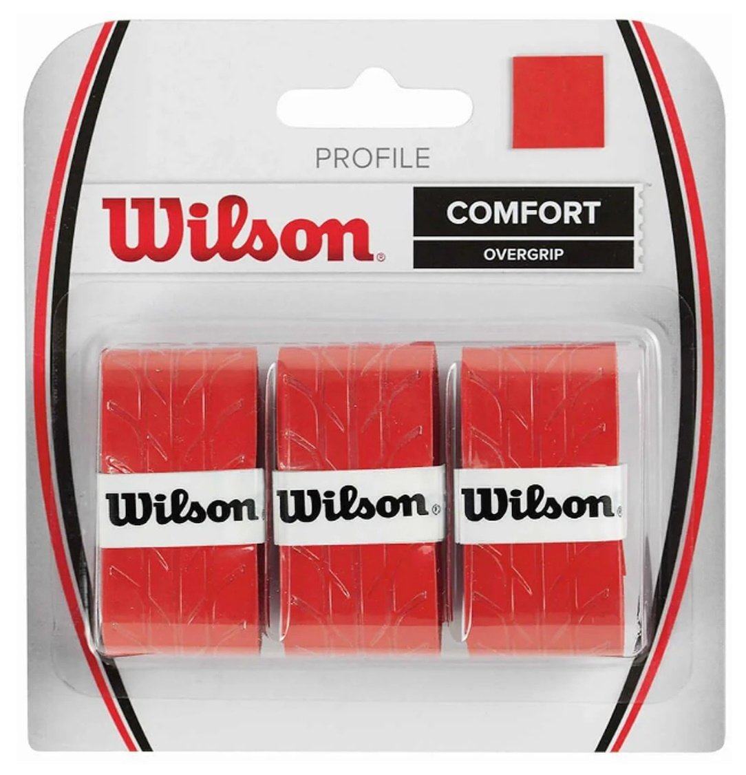Wilson Profile Comfort Tırtırlı Overgrip WRZ4025RD Kırmızı