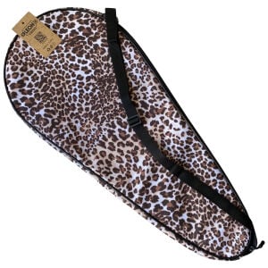 Leon Premium 27 İnch Raket Kılıfı Leopar Desenli Kahve