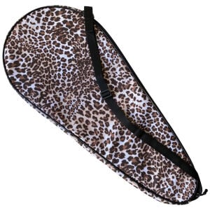 Leon Premium 27 İnch Raket Kılıfı Leopar Desenli Kahve