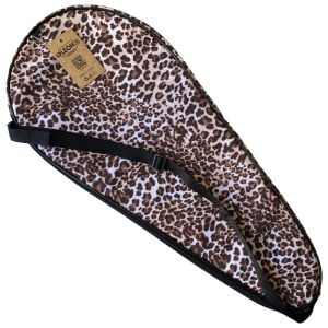 Leon Premium 27 İnch Raket Kılıfı Leopar Desenli Kahve
