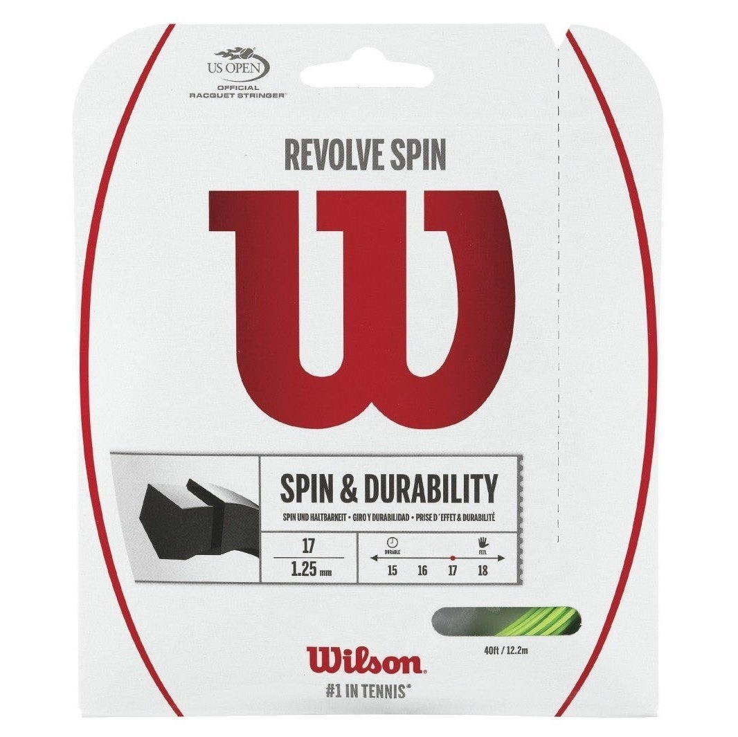 Wilson Revolve Spin 1,25 mm. Monofilament Kordaj Yeşil
