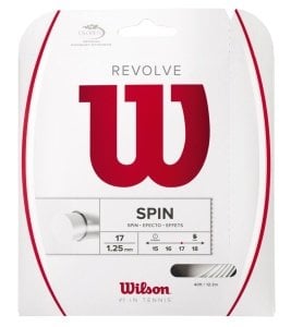 Wilson Revolve Spin 1,25 mm. Monofilament Kordaj Beyaz