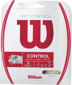 Wilson NXT Control 1,32 mm. Multifilament Kordaj Natural