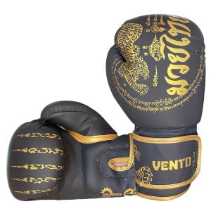 Vento Tiger Boks ve Kick-Boks Eldiveni Siyah Altın