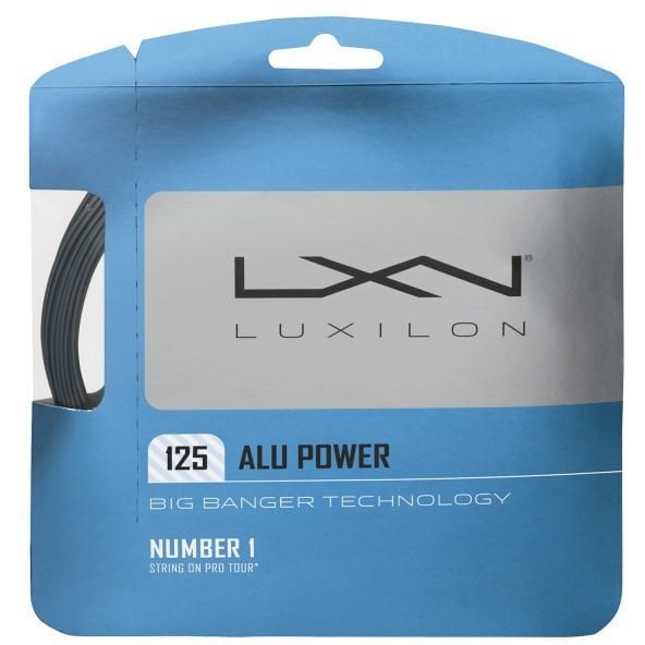 Luxilon 125 Alu Power 1,25 mm. Kordaj Silver