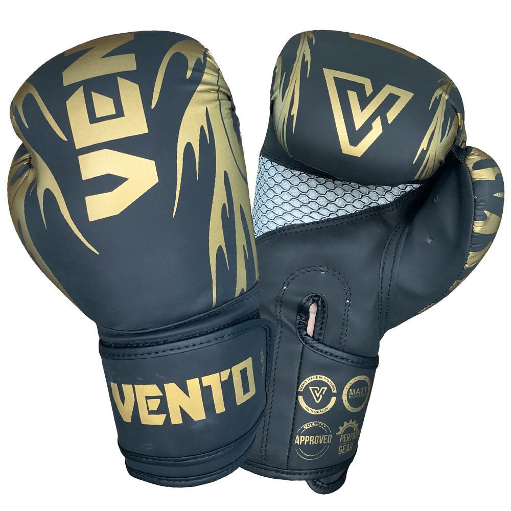 Vento Tatto Boks ve Kick-Boks Eldiveni Siyah