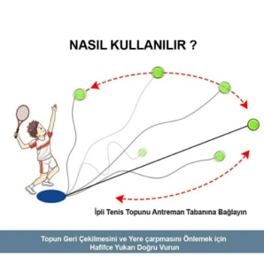 Pros Pro İpli Go & Back Antrenman ve Eğitim Tenis Topu Seti