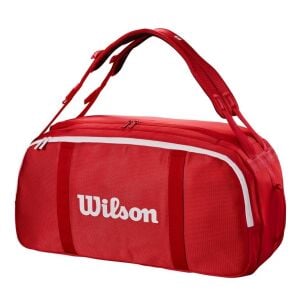 Wilson Süper Tour Coaches Duffel Spor, Seyahat ve Tenis Çantası Kırmızı