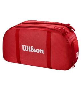 Wilson Süper Tour Coaches Duffel Spor, Seyahat ve Tenis Çantası Kırmızı
