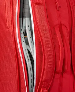Wilson Süper Tour 15li Tenis ve Raket Çantası Kırmızı