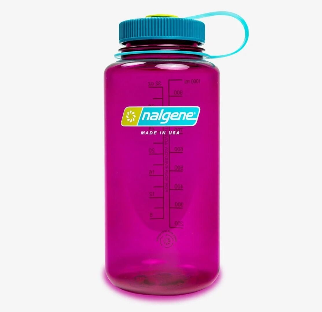 Nalgene Wide Mouth 32 Oz Suluk Matara 1 Litre Patlıcan Moru