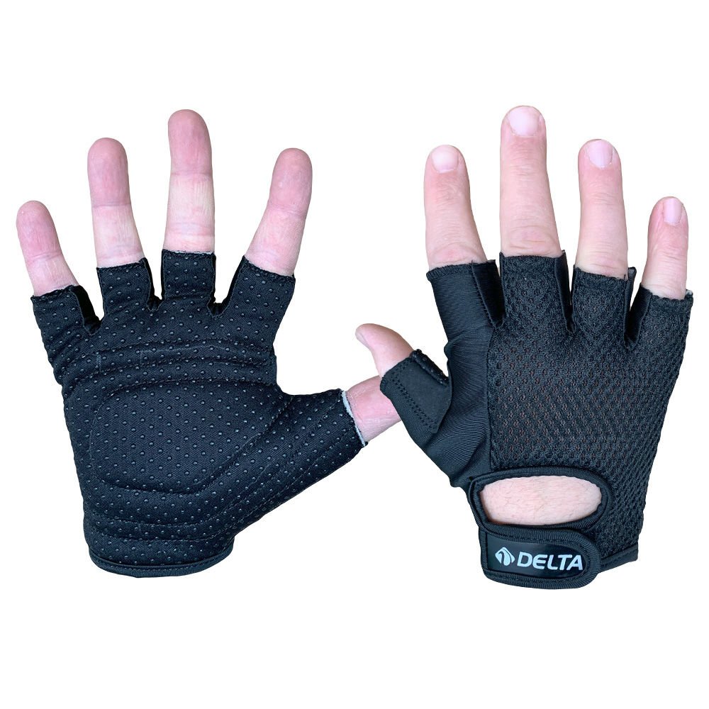 Delta Armour Halter, Body, Fitness ve Ağırlık Eldiveni Siyah