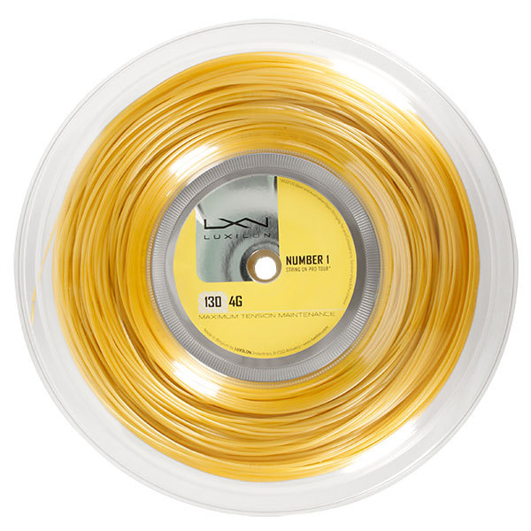 Luxilon 4G 1,30 mm. Monofilament Rulo Kordaj 200 Metre Altın Sarısı