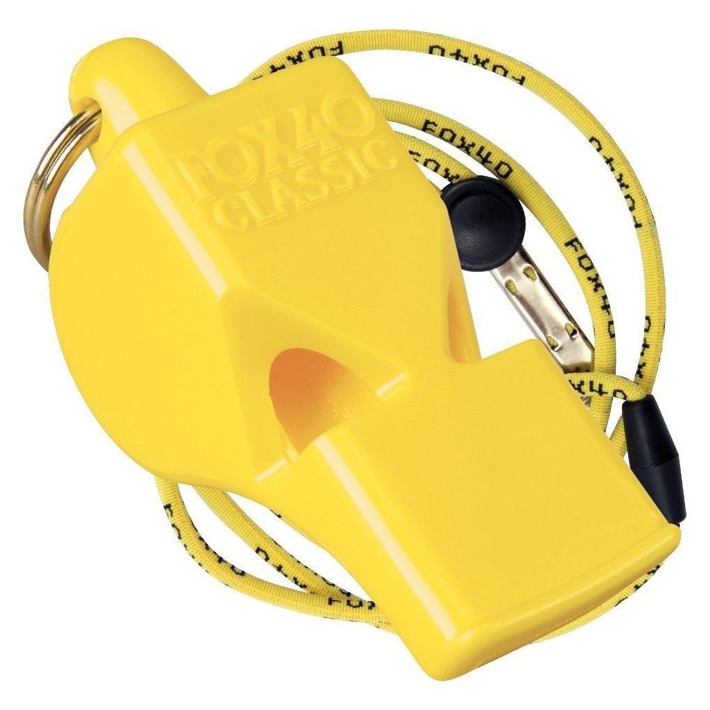 Fox 40 Classic İpli Hakem Düdüğü Sarı Düdük