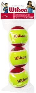 Wilson Starter Red 3lü Çocuk Tenis Topu Kırmızı Noktalı