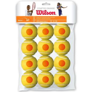 Wilson Starter Turuncu Noktalı Çocuk Tenis Topu 12li WRT137200