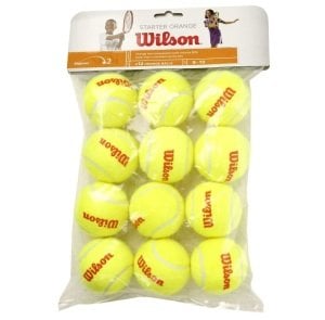Wilson Starter Turuncu Noktalı Çocuk Tenis Topu 12li WRT137200