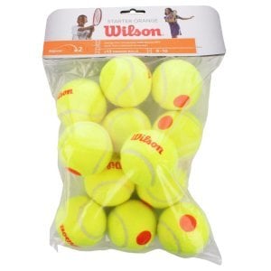 Wilson Starter Turuncu Noktalı Çocuk Tenis Topu 12li WRT137200