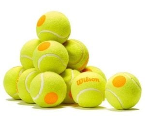 Wilson Starter Turuncu Noktalı Çocuk Tenis Topu 12li WRT137200