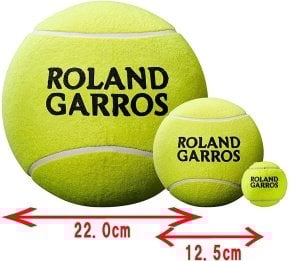 Wilson Roland Garros 9 Jumbo Tenis Topu Sarı