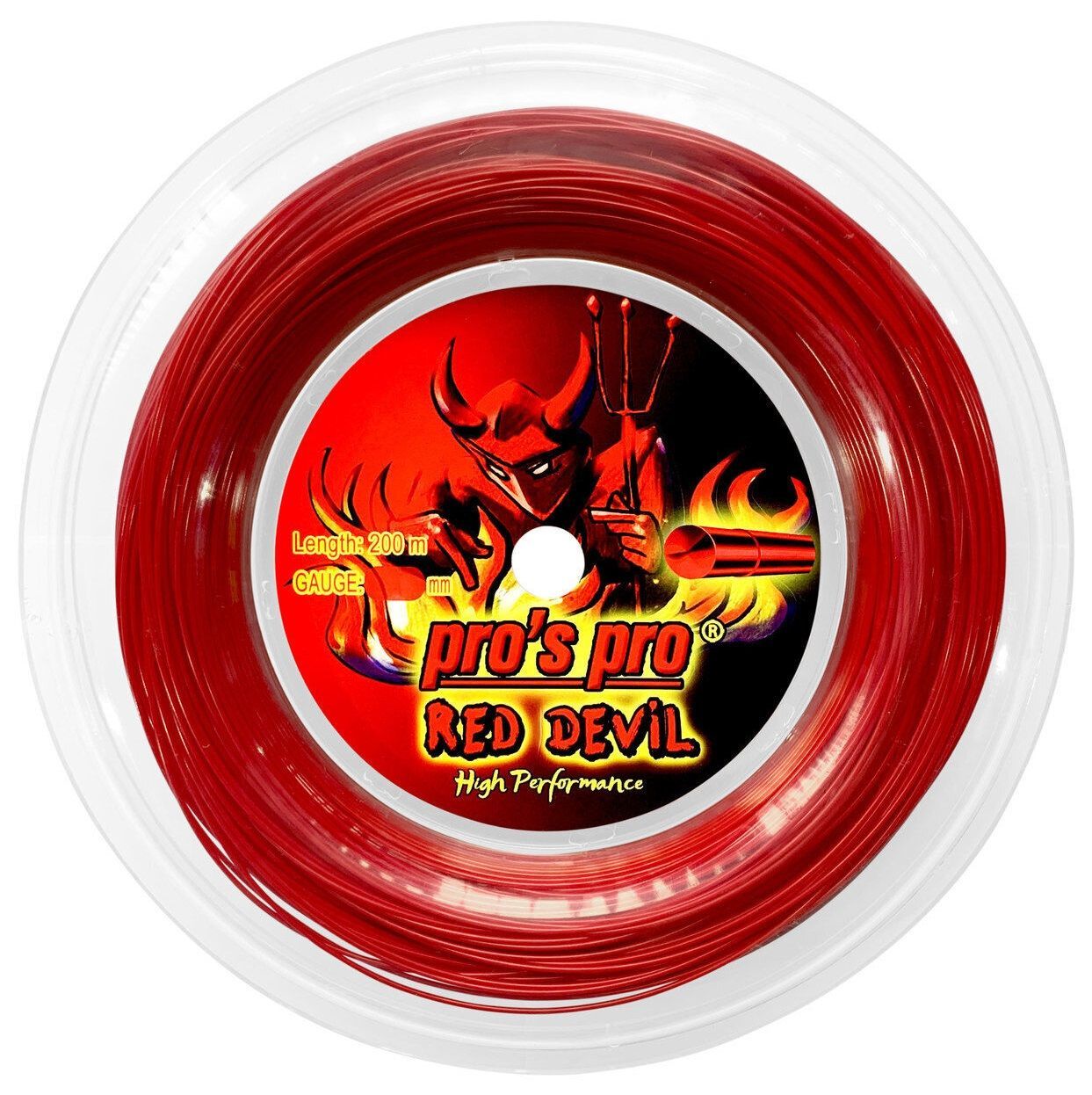Pros Pro Red Devil 1,29 mm. Rulo Raket Kordajı 200 metre Kırmızı