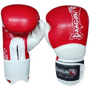 Dragon Carbon 5 Boks ve Kick boks Eldiveni Kırmızı