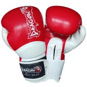 Dragon Carbon 5 Boks ve Kick boks Eldiveni Kırmızı