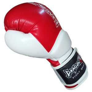 Dragon Carbon 5 Boks ve Kick boks Eldiveni Kırmızı
