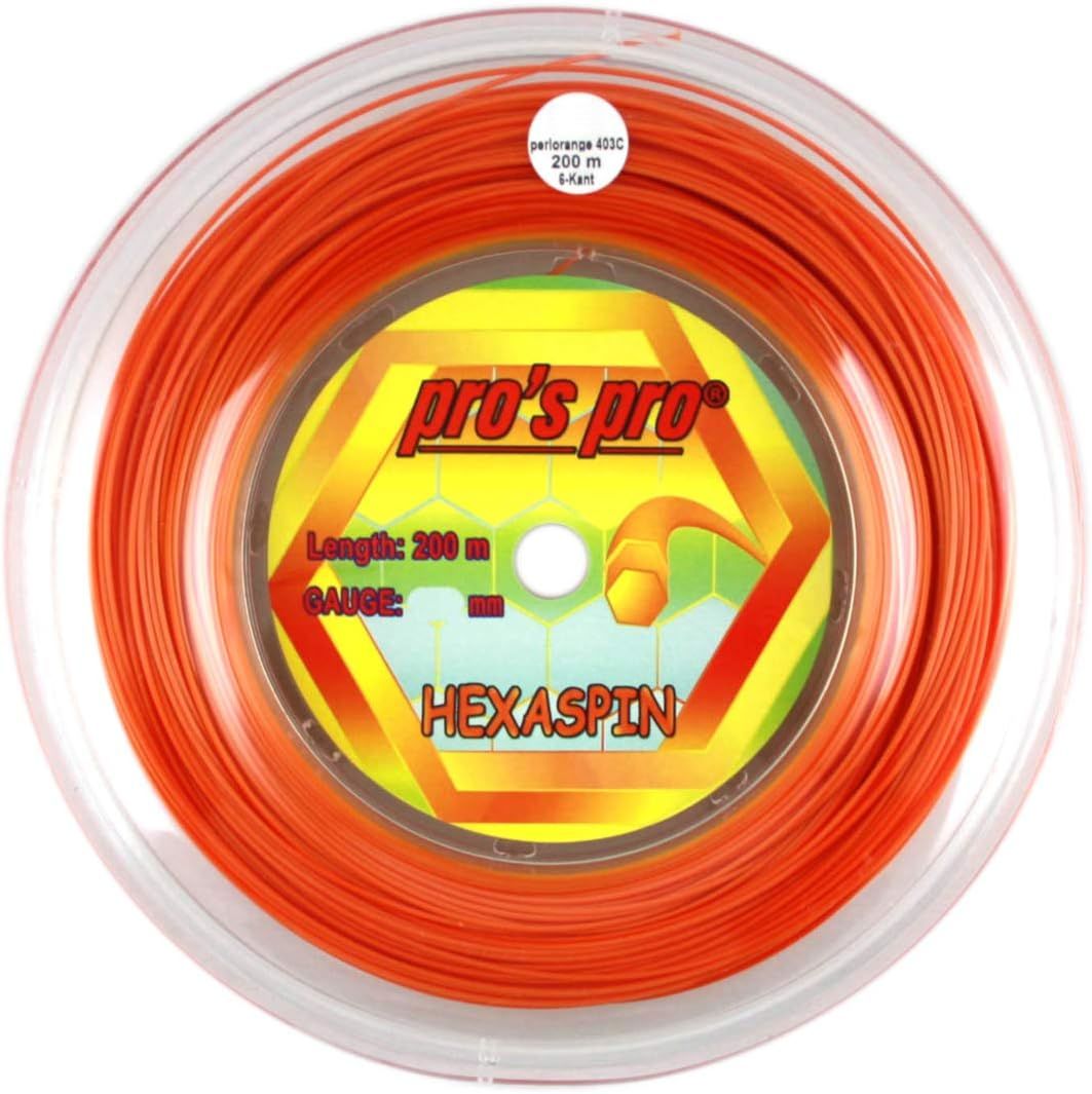 Pros Pro Hexaspin 1,25 mm. Rulo Raket Kordajı 200 metre Turuncu