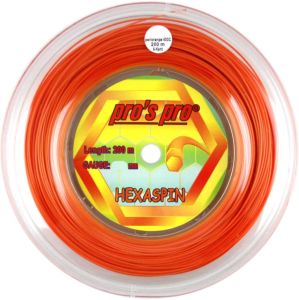 Pros Pro Hexaspin 1,25 mm. Rulo Raket Kordajı 200 metre Turuncu